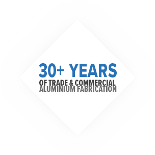 25 Years of trade & commercial aluminium fabrication